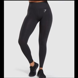 Gymshark Vital Seamless Leggings- Black/Marl